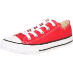 Rote Converse All Star Low Sneaker mit Schnürsenkel aus Textil für Kinder Größe 28,5 mit Absatzhöhe bis 3cm 