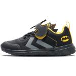 Schwarze Hummel Actus Batman Low Sneaker mit Klettverschluss atmungsaktiv für Kinder Größe 26 