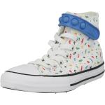 Reduzierte Blaue Converse Chuck Taylor All Star Low Sneaker mit Klettverschluss aus Textil für Kinder Größe 34 mit Absatzhöhe bis 3cm 