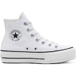 Weiße Converse Chuck Taylor All Star Low Sneaker mit Schnürsenkel aus Leder leicht für Herren Größe 39,5 