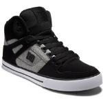 Schwarze DC Shoes Pure High Top Sneaker & Sneaker Boots aus Nubukleder für Herren Größe 50 