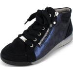Reduzierte Blaue Ara Jenny High Top Sneaker & Sneaker Boots mit Reißverschluss in Komfortweite aus Mesh Leicht für Damen Größe 36,5 