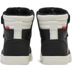 Reduzierte Schwarze Hummel Stadil High Top Sneaker & Sneaker Boots mit Klettverschluss aus Veloursleder für Kinder 