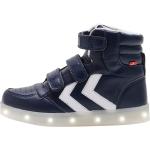 Blaue Hummel Stadil High Top Sneaker & Sneaker Boots mit Klettverschluss aus Leder leicht für Kinder Größe 38 