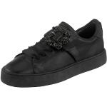 Schwarze Unifarbene Högl Low Sneaker aus Leder für Damen 