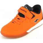 Orange Kangaroos Low Sneaker mit Klettverschluss aus Textil Leicht für Kinder Größe 34 