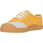 Gelbe Low Sneaker aus Canvas für Herren für den für den Sommer 