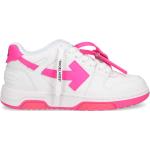 Pinke Off-White Low Sneaker aus Kalbsleder für Damen Größe 41 