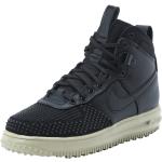 Reduzierte Schwarze Nike Lunar Force High Top Sneaker & Sneaker Boots mit Schnürsenkel aus Glattleder für Herren Größe 43 