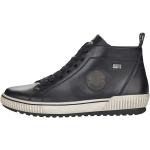 Schwarze Remonte High Top Sneaker & Sneaker Boots aus Glattleder für Damen 