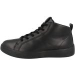 Schwarze Ecco Street Tray Gore Tex Nachhaltige High Top Sneaker & Sneaker Boots aus Glattleder leicht für Herren 