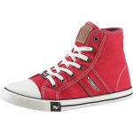 Rote Skater High Top Sneaker & Sneaker Boots mit Schnürsenkel aus Textil für Damen Größe 43 