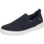 Marineblaue Rieker Slip-on Sneaker ohne Verschluss aus Textil für Herren Größe 43 für den für den Sommer 