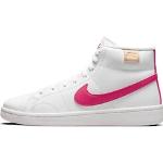 Sneaker NIKE SPORTSWEAR "COURT ROYALE 2 MID" pink (weiß, pink) Schuhe Schnürstiefeletten