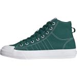 Reduzierte Grüne adidas Nizza Hi High Top Sneaker & Sneaker Boots mit Schnürsenkel aus Textil für Damen Größe 42,5 mit Absatzhöhe bis 3cm 