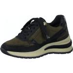 Olivgrüne Tamaris High Top Sneaker & Sneaker Boots mit herausnehmbarem Fußbett für Damen mit Absatzhöhe 5cm bis 7cm 