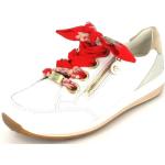 Reduzierte Weiße Ara Osaka Damensneaker & Damenturnschuhe mit Schnürsenkel in Komfortweite aus Leder Größe 40,5 
