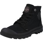 Reduzierte Schwarze Palladium Pampa Low Sneaker mit Schnürsenkel aus Textil für Herren Größe 39 mit Absatzhöhe bis 3cm 