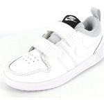 Weiße Nike Pico 5 Low Sneaker mit Klettverschluss aus Leder Leicht für Kinder Größe 34 