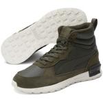 Grüne Puma Graviton High Top Sneaker & Sneaker Boots mit Schnürsenkel leicht für Herren Größe 40,5 
