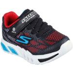 Sneaker SKECHERS KIDS "Blinkschuh Red & Blue Trim" schwarz (schwarz, kombiniert) Kinder Schuhe mit Blinkfunktion