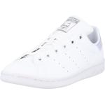 Reduzierte Graue adidas Stan Smith Low Sneaker mit Schnürsenkel aus Textil für Kinder Größe 35,5 mit Absatzhöhe bis 3cm 
