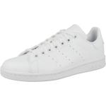 Reduzierte Weiße adidas Stan Smith Low Sneaker mit Schnürsenkel aus Textil für Kinder Größe 36 mit Absatzhöhe bis 3cm 