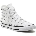 Reduzierte Weiße Converse Sneaker mit Nieten aus Stoff für Damen Größe 40 