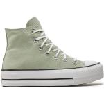 Grüne Converse High Top Sneaker & Sneaker Boots aus Stoff für Damen Größe 40 