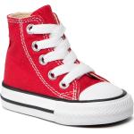 Reduzierte Rote Converse High Top Sneaker & Sneaker Boots mit Schnürsenkel aus Stoff für Kinder 