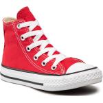 Reduzierte Rote Converse Stoffschuhe mit Schnürsenkel aus Stoff für Kinder 