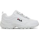 Reduzierte Weiße Fila Low Sneaker mit Schnürsenkel für Kinder Größe 28 