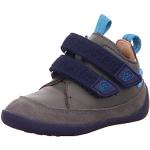 Reduzierte Blaue Affenzahn Bio Low Sneaker mit Klettverschluss aus Leder Atmungsaktiv für Kinder Größe 30 