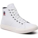 Reduzierte Weiße Tommy Hilfiger High Top Sneaker & Sneaker Boots für Herren Größe 44 