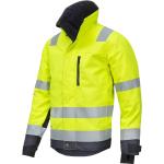 Gelbe Snickers Workwear Warnschutzjacken für Herren für den für den Winter 