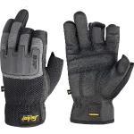 Schwarze Wasserdichte Snickers Workwear Fingerlose Handschuhe & Halbfinger-Handschuhe Größe 8 