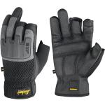 Schwarze Wasserdichte Snickers Workwear Fingerlose Handschuhe & Halbfinger-Handschuhe Größe 9 