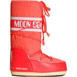 Reduzierte Rote Moon Boot Damenstiefel aus Gummi Größe 38 