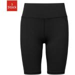 SNOCKS Sporthose »High Waist Shorts Damen Sportshorts Trainingsshort« (1-tlg), schwarz