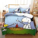 Die Peanuts Snoopy Bettwäsche Sets & Bettwäsche Garnituren mit Reißverschluss 135x200 3-teilig 