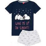 Sterne Die Peanuts Snoopy Damenschlafanzüge & Damenpyjamas Größe XL für den für den Sommer 