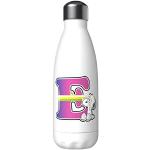 Snoopy Wasserflasche aus Edelstahl, luftdicht, mehrfarbig, 550 ml, Weiß, offizielles Lizenzprodukt (CyP Brands)