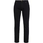 Schwarze Stretch-Jeans mit Reißverschluss aus Baumwolle für Herren Größe XXL Weite 28 