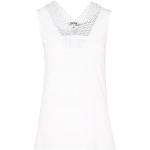 Weiße Soccx V-Ausschnitt Trägertops für Damen für den für den Sommer 