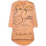 Aprikose 3/4-ärmelige Soccx Tunika-Blusen für Damen Größe XL 