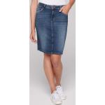 Blaue Soccx Mini Jeans-Miniröcke aus Baumwolle enganliegend für Damen Größe XS für den für den Sommer 