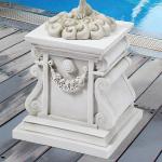 Reduzierte Weiße 38 cm Design Toscano Gartenfiguren & Gartenskulpturen aus Kunstharz 