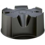 Schwarze Prosperplast Basecan Runde Regentonnen-Unterstände aus Kunststoff UV-beständig 