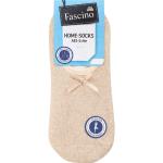 Beige FASCINO Anti-Rutsch-Socken aus Frottee für Damen Größe 37 