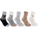 Graue Thermo-Socken aus Baumwollmischung für Damen Größe 39 - versandkostenfrei 